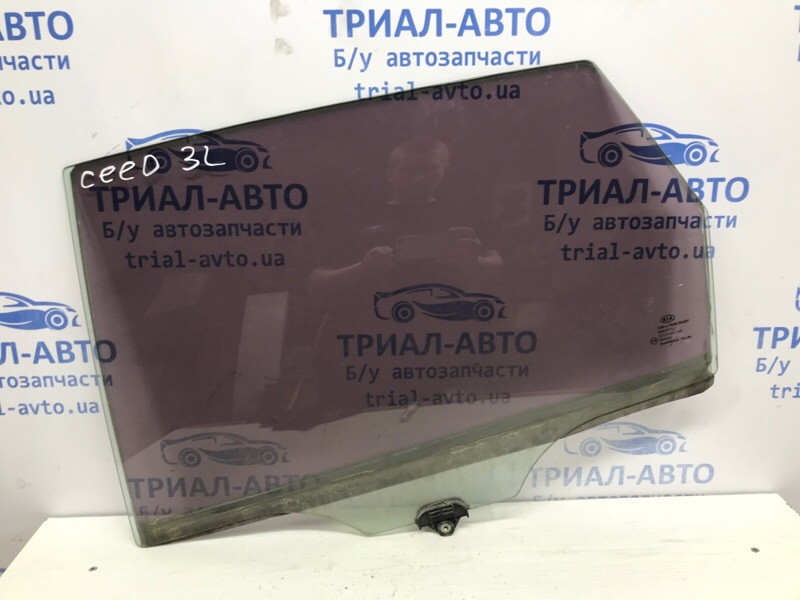 Стекло двери заднее левое Kia Ceed ED 1.6 DIESEL D4FB 2006 (б/у) Киев - изображение 1