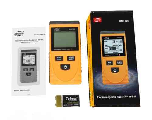 Тестер электромагнитного излучения (1-1999В/м, 0.01-19,99μt) BENETECH GM3120 Харків