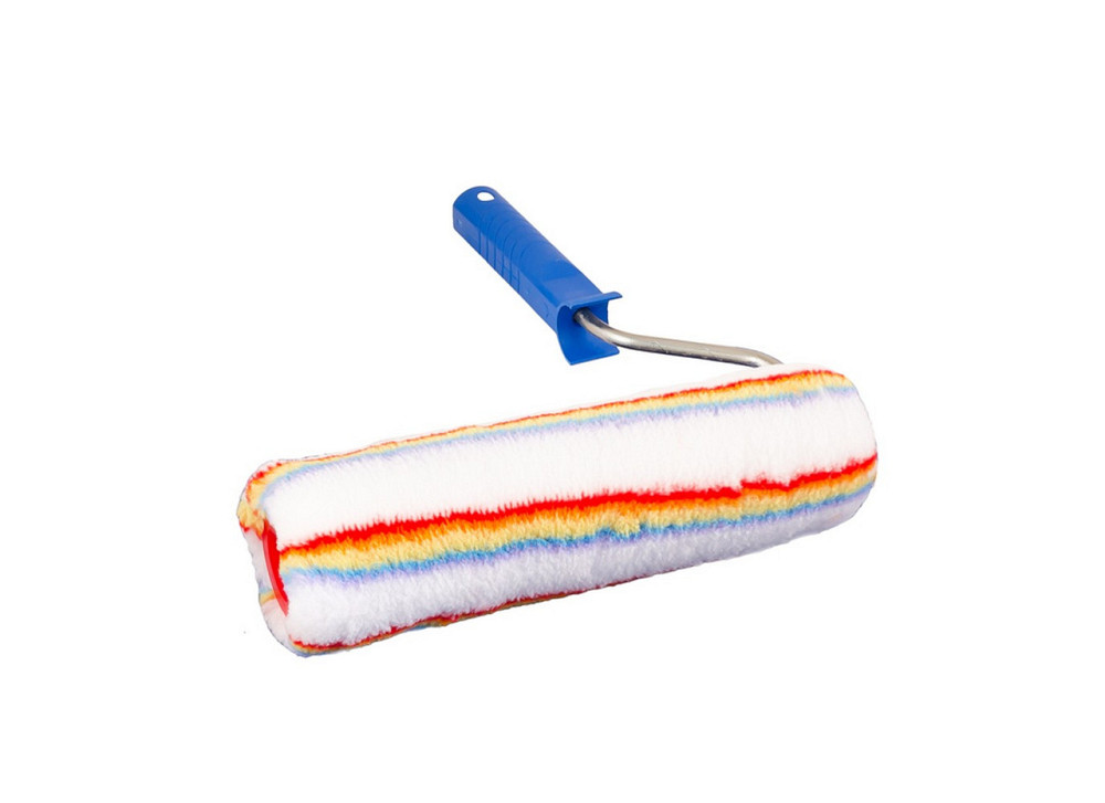 Валик малярный MASTERTOOL Tetracolor фасадный 58/250/18 мм Ø 8 мм с ручкой 92-5806-P Харьков - изображение 1