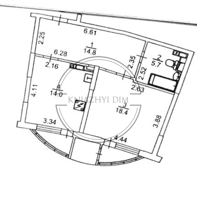 Продажа 1к.кв. по ул. Урловская 11, м. Осокорки. № 21123872 Київ - зображення 8