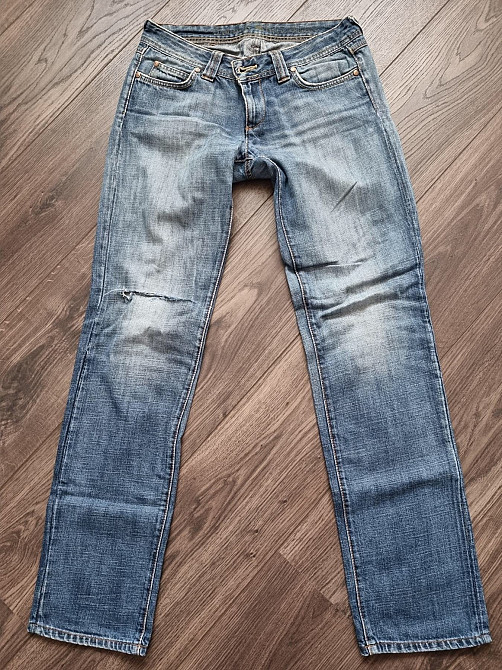 Продам женские джинсы с вышитыми карманами р.44-46 Киев - изображение 5