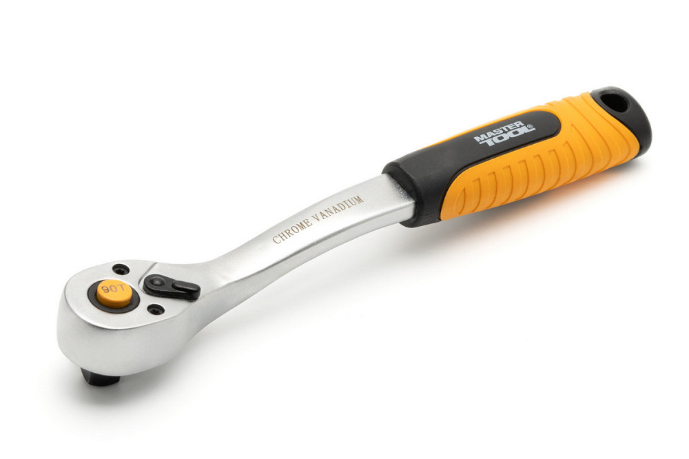 Трещотка MASTERTOOL ⅜" 90T 78-0129 Харків - зображення 3