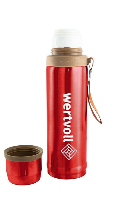 Термос WERTVOLL "ENJOY" 750 мл SS красный RX-7000RD Харків - зображення 2