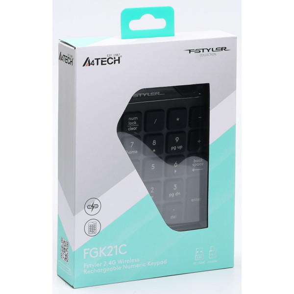 A4-tech клавіатура A4Tech Fstyler FGK21C USB Grey (Код товару:42817) Харьков - изображение 3