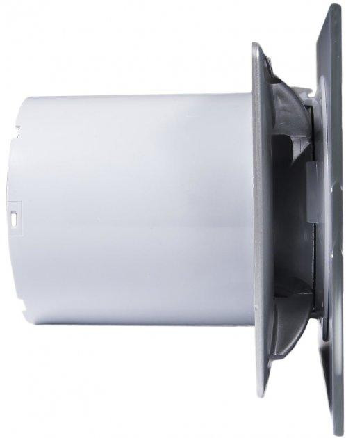Вытяжной вентилятор CATA E-100 GST TIMER SILVER (00900500) для ванной комнаты Київ - зображення 2