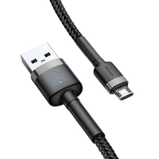 Дата кабель Baseus Cafule MicroUSB Cable 2.4A (1m) (CAMKLF-B) Херсон