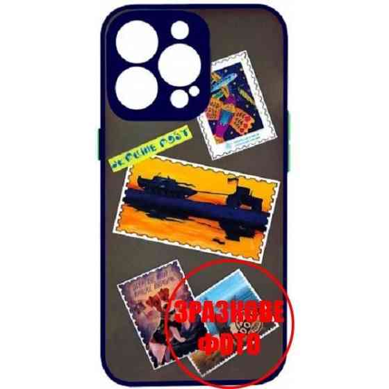 Чохол Bumper Print Ukraine Post для Xiaomi Redmi 9C/10A Navy Blue/Green Харків