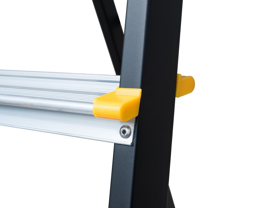 Лестница алюминий/сталь MASTERTOOL 6 ступеней h=1282 мм max 150 кг 79-1206 Харків - зображення 5