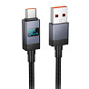 Дата кабель Hoco X118 Generous with display USB to Type-C 5A (1m) Херсон