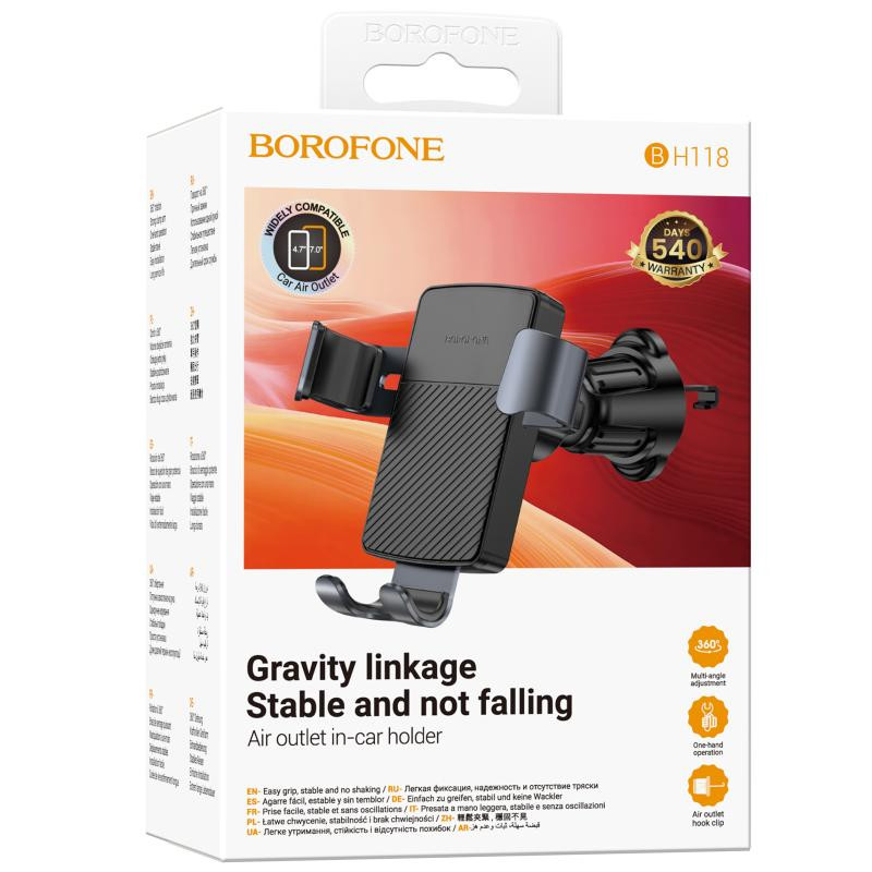 Автодержатель Borofone BH118 Refined Херсон - зображення 2