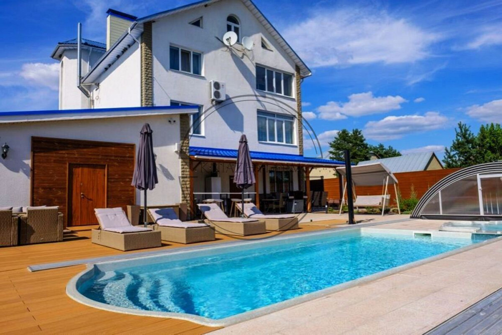 Сдается в аренду дом с Бассейном 500 м2 7 спален с выходом на Днепр Р#8209;н. Вишенки, Садовая (Осок Киев - изображение 1