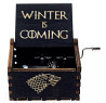 Музична скринька вінтажна Гра Престолів Winter Coming 5326 чорна Киев