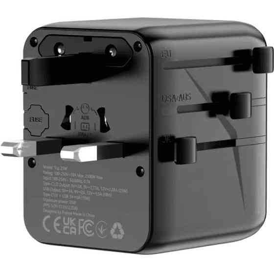 Мережевий перехідник Proove Trip 25W Black (TATL25310001) Харків