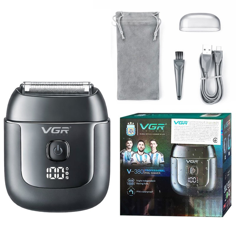 Электробритва VGR V-380 BLACK черная Київ - зображення 1