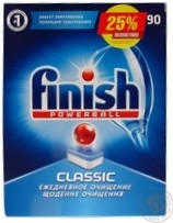 Средство Finish Classic для мытья посуды в посудомоечных машинах в таблетках 90шт Київ - зображення 1