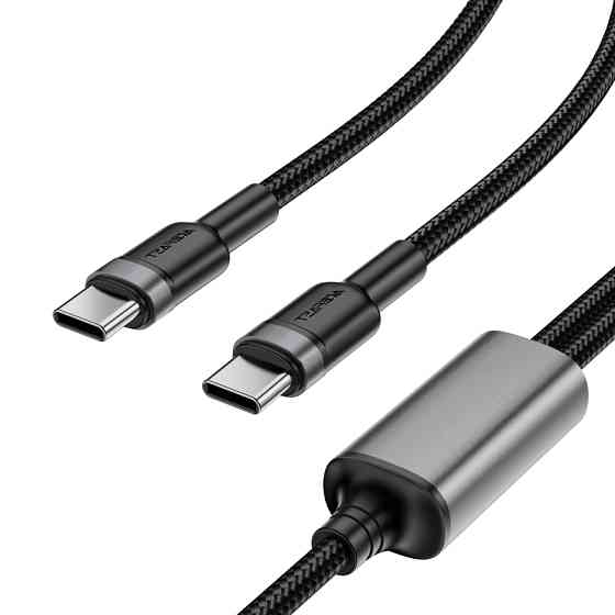 Дата кабель Acefast C22-02 2in1 Type-C to Type-C/Type-C 100W (1.2m) Херсон