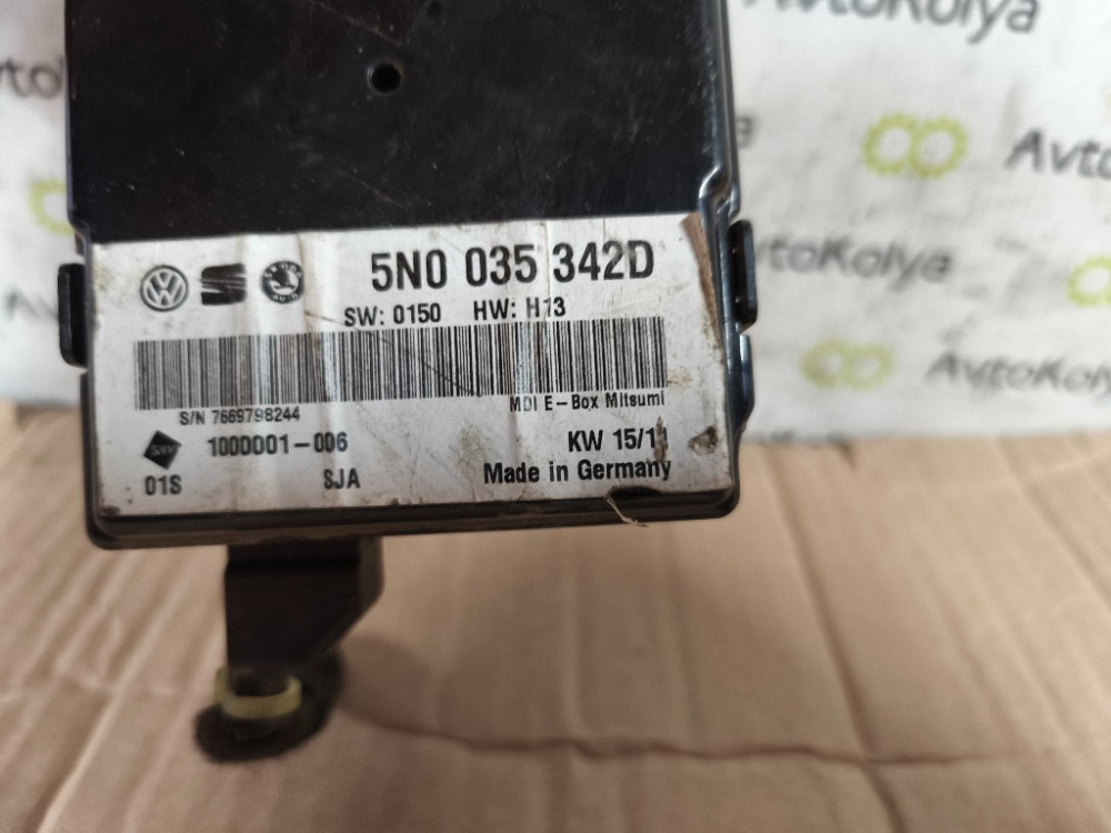 Блок управления мультимедиа VW Golf VII 7 2012-2020 (5N0035342D) Ковель - зображення 2