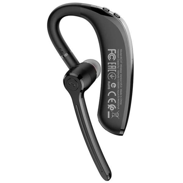 Bluetooth-гарнітура Borofone BC37 Imperor Black Харків - зображення 3