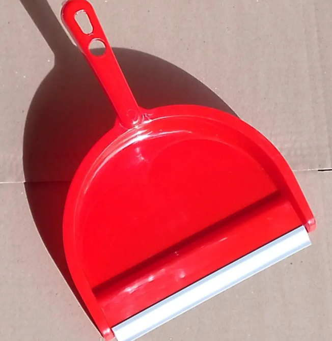 Совок пластиковий прорезинений край, коротка ручка Київ - зображення 1