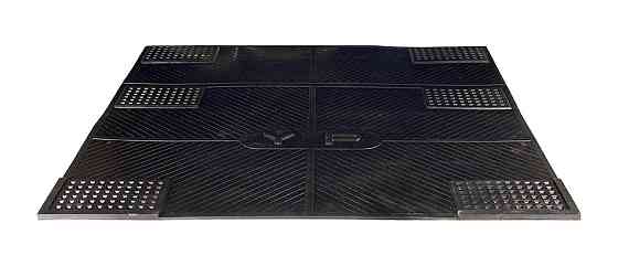 Коврик вибрационный ГОСПОДАР резиновый под стиральную машину 615х615х8 мм 92-0712 Харьков