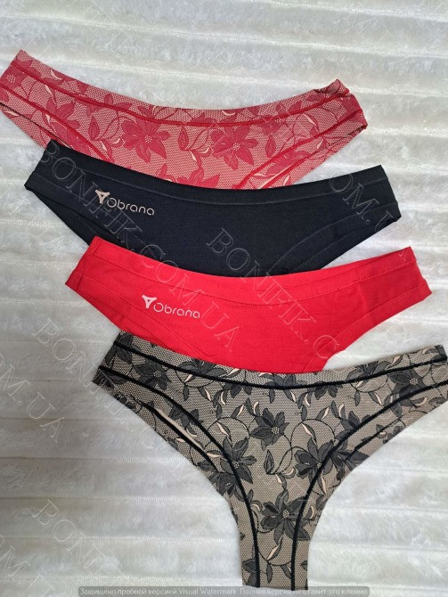 Женские трусы-бразилианы с рисунком "Obrana" (арт. 200-20/3) Кривой Рог - изображение 2