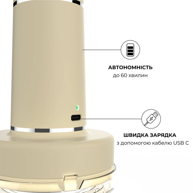 Машинка для удаления катышков SteamOne CREAMRP10 5 Вт кремовая Київ - зображення 3