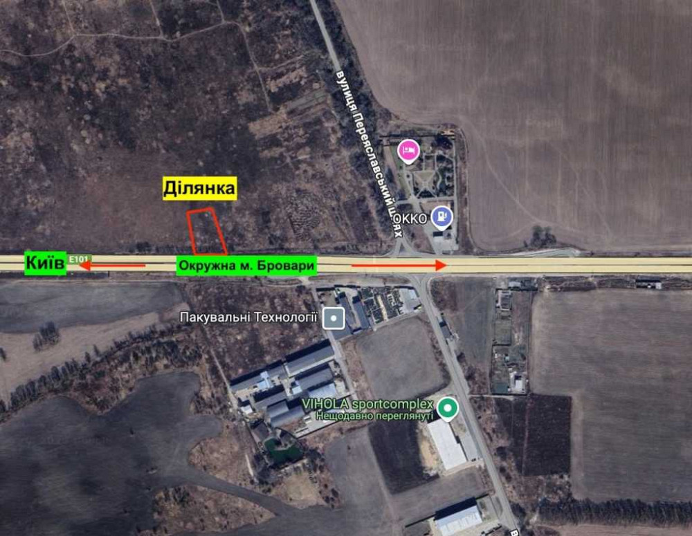 Продаж фасадної ділянки 1,115Га на Окружній міста Бровари Бровари - зображення 3