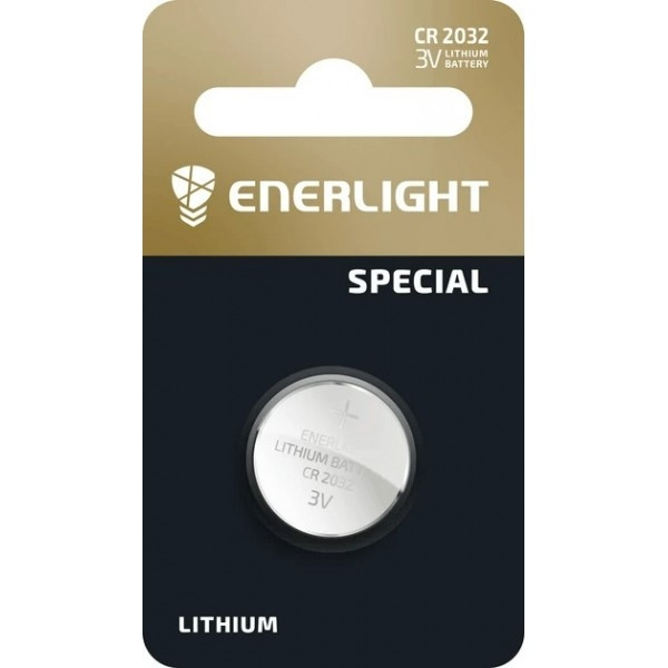 Батарейка ENERLIGHT Lithium CR 2032 1 шт (70320101) Харків - зображення 1