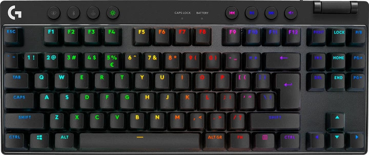 Клавиатура компьютерная безпроводная Logitech G Pro X TKL LightSpeed Black L920-012136 черная Київ - зображення 1