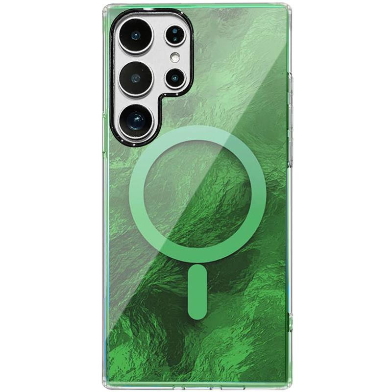 Чехол TPU Shiny Mountain Magnetic Fit для Samsung Galaxy S25 Ultra Херсон - изображение 1
