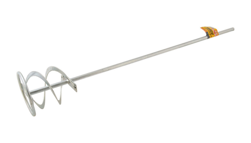 Миксер строительный для красок и смесей MASTERTOOL ленточный HEX Ø 100 мм L 600 мм 80-0020 Харків - зображення 1