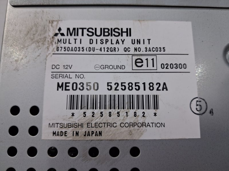 Дисплей информационный Mitsubishi Pajero Wagon 1999-2006 8750A035 (Арт. 69392) Киев - изображение 5
