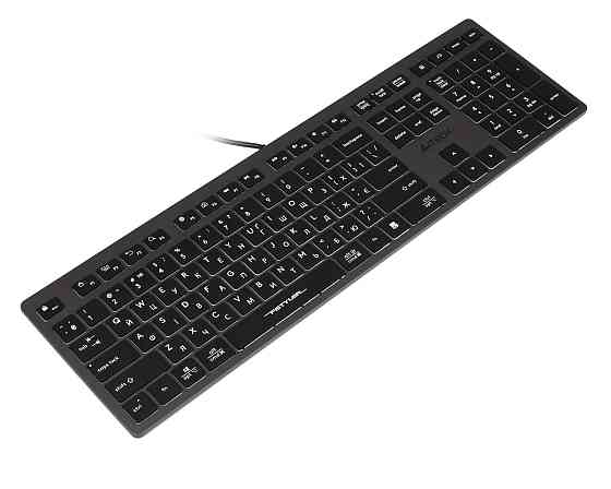 Клавиатура компьютерная проводная A4Tech FX60USB(Grey)Whitebacklit серая Київ