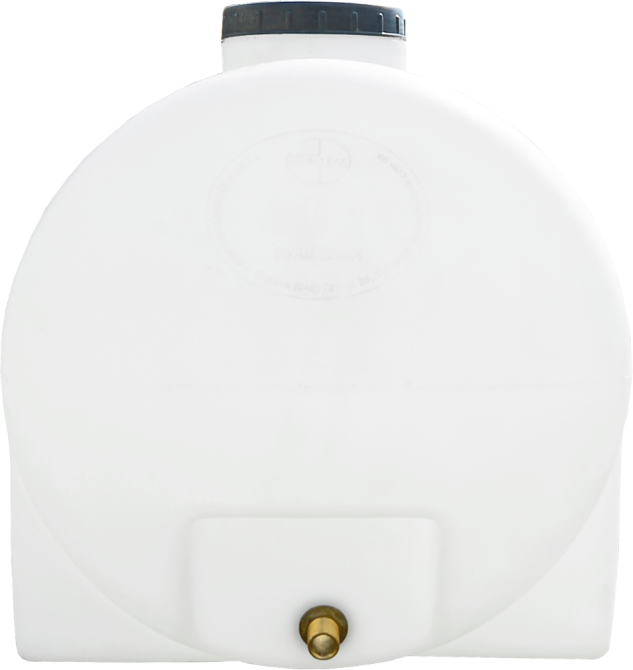 Емкость 100 л горизонтальная ГО ПБ белая Киев - изображение 3