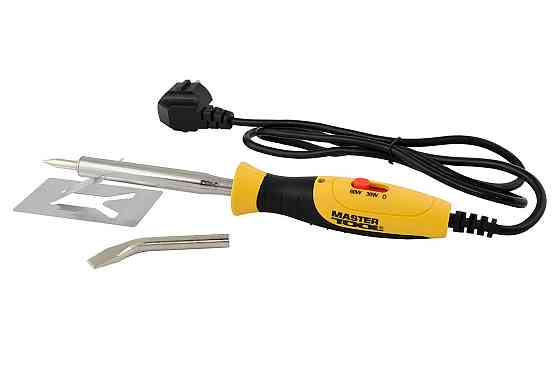 Паяльник электрический MASTERTOOL 30-60 Вт 220V/50Hz 400°С регулируемый 44-0015 Харків