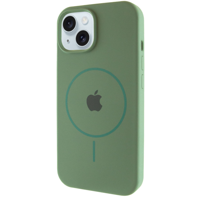 Чехол Silicone Case Full Protective (AA) with MagSafe для Apple iPhone 15 Plus (6.7") Херсон - изображение 1