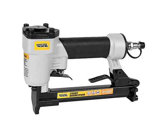 Степлер пневматический MASTERTOOL скоба тип 80 12,7х0,65х0,95 мм 6-16 мм 4,8 - 7,5 Вar в кейсе 81-60 Харків
