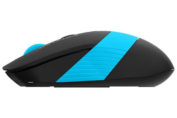 Мышь компьютерная безпроводная A4Tech Fstyler FG10 Black/Blue голубая Київ - зображення 4
