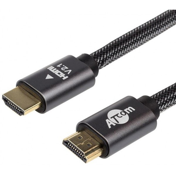 Кабель Atcom Premium HDMI-HDMI V 2.1 (M/M) 15 м Black (AT23715) (Код товару:34974) Харків - зображення 1