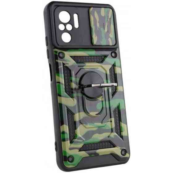 Чохол Camshield Serge Ring Camo для Xiaomi Redmi Note 10/10s/Poco M5s Army Green (Код товару:24286) Харків