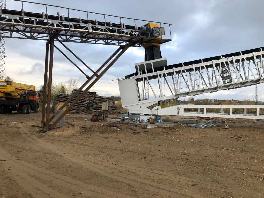 Радіальний конвеєр Автоматичний Телескопічний PTRC1055, 500 т/год, PolygonMach Туреччина. Киев - изображение 9