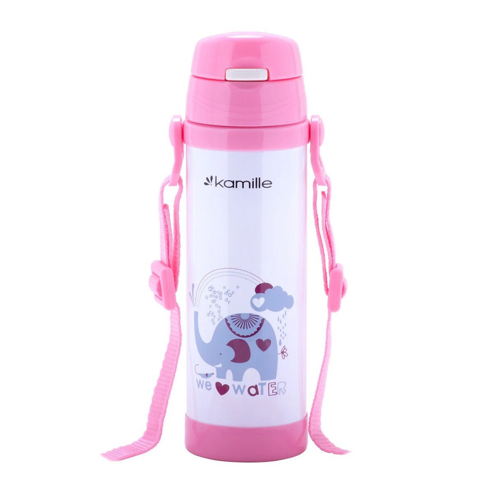 Термос для детей с ремешком Kamille 500 мл Одеса - зображення 11