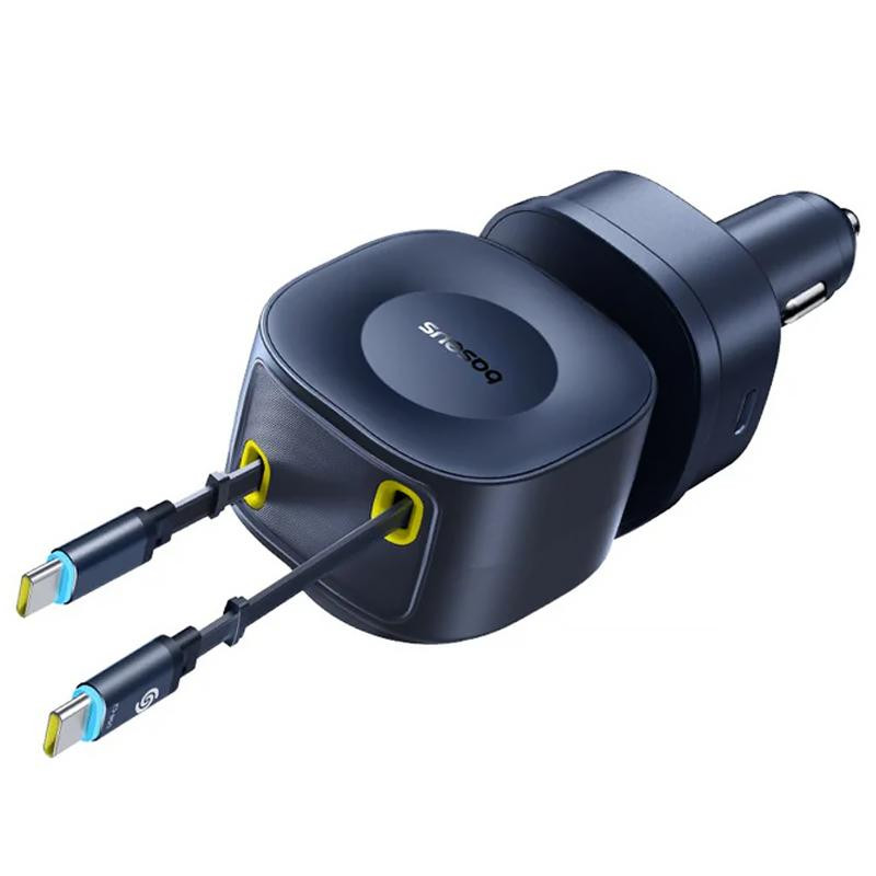 АЗУ Baseus PrimeTrip VR2 Max PD100W+QC3.0 with retractable cable (1USB-A/3C) (C02066) Херсон - изображение 4