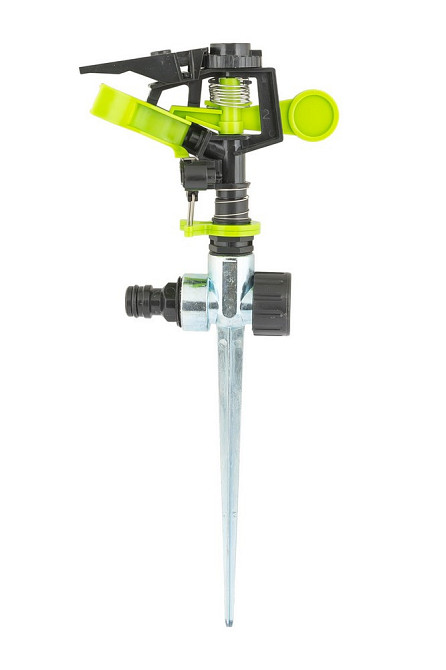 Ороситель для полива импульсный MASTERTOOL ½" 3 режима 20 м на металлической ножке 5.3-13.5 л/мин 92 Харків - зображення 1