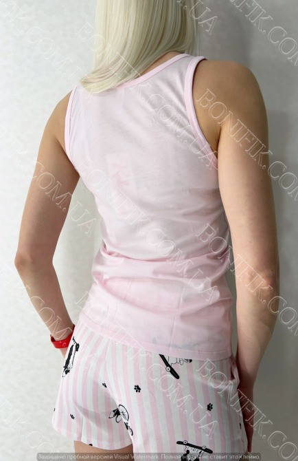 Комплект женской пижамы (майка и шорты) "Roksana" (12276) (арт. 1637) Кривий Ріг - зображення 4