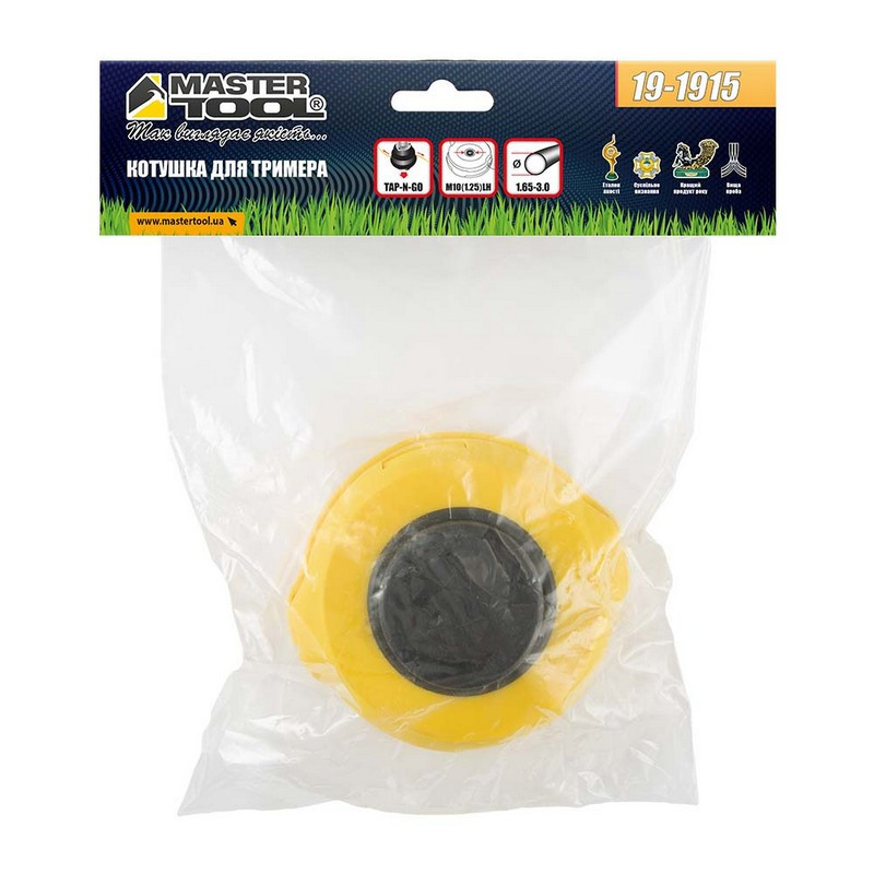 Катушка для триммера MASTERTOOL Mini полуавтоматическая M10х1.25 FLH 19-1915 Харків - зображення 3