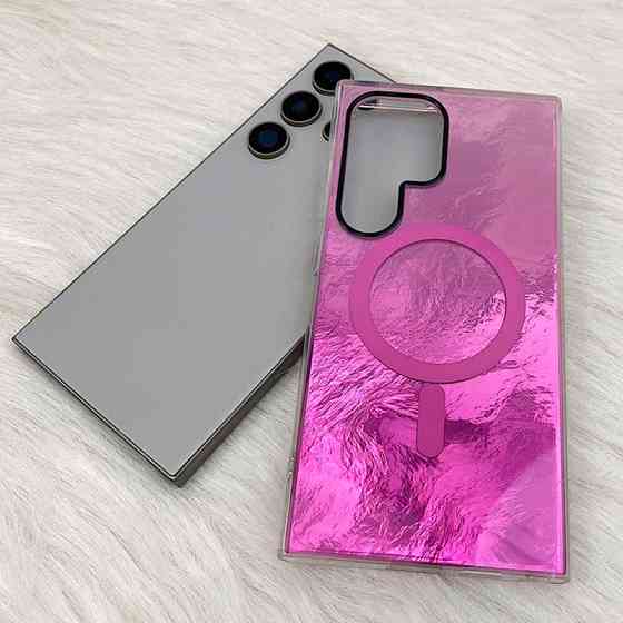 Чехол TPU Shiny Mountain Magnetic Fit для Samsung Galaxy S24 Ultra Херсон