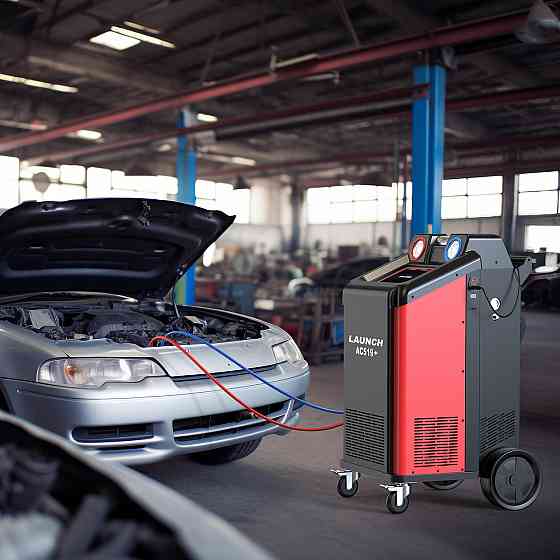Установка для обслуживания кондиционеров (автоматическая) R134a или R1234yf  LAUNCH  AC519PLUS Харьков