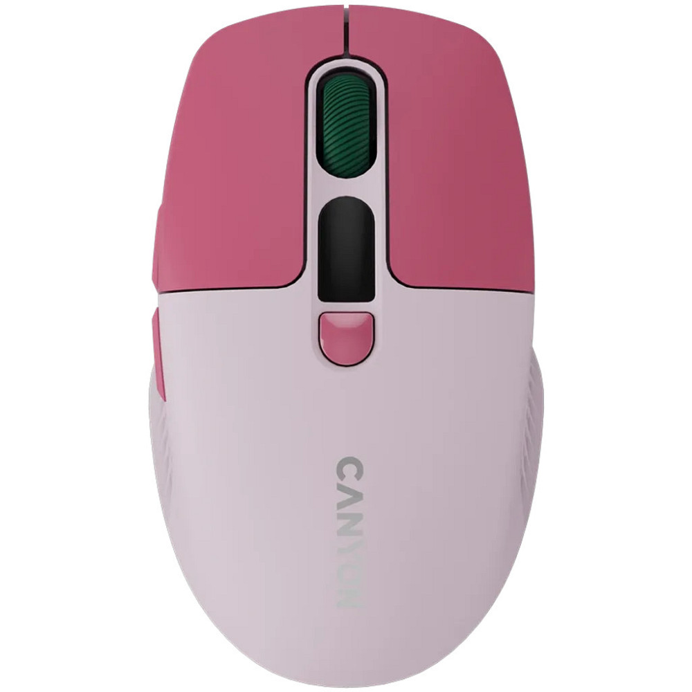 Мышь компьютерная безпроводная Canyon MW-26 Pink CNS-CMSW26P розовая Киев - изображение 1