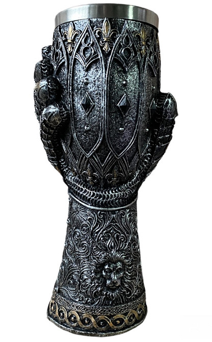 Бокал для вина 3D Рука со Львом Київ - зображення 1